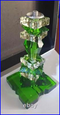 Baccarat crystal -Art deco 1930s -lampe de table