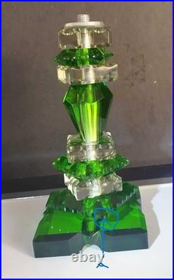 Baccarat crystal -Art deco 1930s -lampe de table