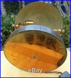 Belle Lampe Art Deco 1930 Laiton Et Metal Patine D2609