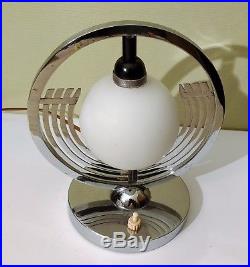 Belle Lampe Art Deco Moderniste French Modernist Lamp 200 dernier prix