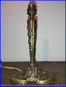 Ce pied de lampe est rarissime biensur par M. PUEL DETOT Bronze