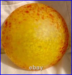 Chapeau de lampe pâte de verre Art nouveau / art déco Chapeau de lampe pâte de verre Art nouveau / art déco