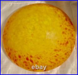 Chapeau de lampe pâte de verre Art nouveau / art déco