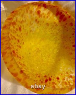 Chapeau de lampe pâte de verre Art nouveau / art déco