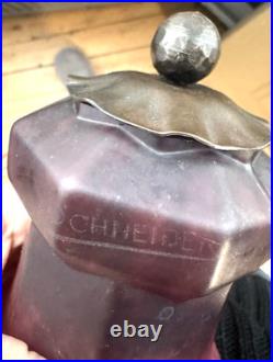 Charles SCHNEIDER Lampe / Veilleuse art deco