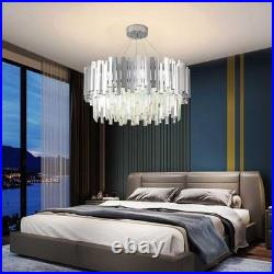 Dimmable Lampe Ronde Pour Le Salon Plafonnier En Cristal Moderne Pour Salon