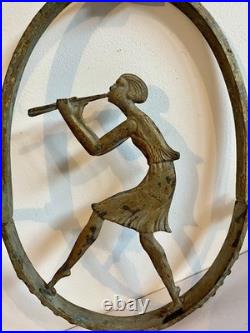 Element lustre lampe art deco danseuse sculpture edgar brandt max le verrier