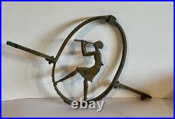 Element lustre lampe art deco danseuse sculpture edgar brandt max le verrier