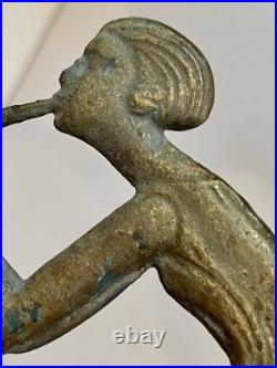 Element lustre lampe art deco danseuse sculpture edgar brandt max le verrier