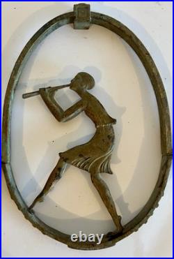 Element lustre lampe art deco danseuse sculpture edgar brandt max le verrier
