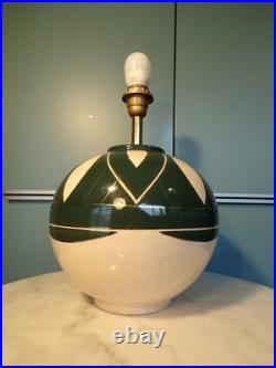 GRAND LAMPE Louis DRIMMER-Céramique-style ART Déco-DESIGN-1970-80-FRANCE
