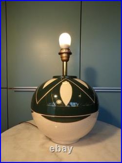 GRAND LAMPE Louis DRIMMER-Céramique-style ART Déco-DESIGN-1970-80-FRANCE