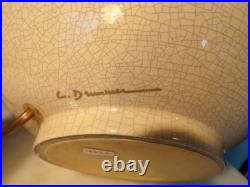 GRAND LAMPE Louis DRIMMER-Céramique-style ART Déco-DESIGN-1970-80-FRANCE