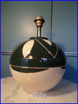 GRAND LAMPE Louis DRIMMER-Céramique-style ART Déco-DESIGN-1970-80-FRANCE