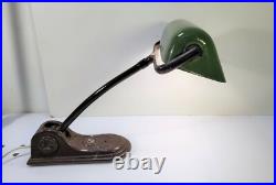 G. Main ed Niam Lampe de bureau moderniste Lampe de notaire banquier Art déco
