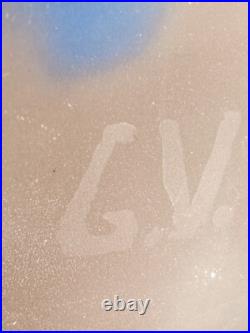 G. V. De Croismare Sous Muller 1910-1920 Pied De Lampe Pate De Verre