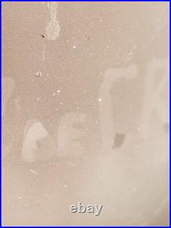 G. V. De Croismare Sous Muller 1910-1920 Pied De Lampe Pate De Verre
