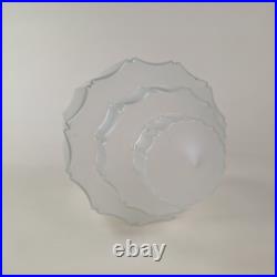 Globe Art Déco verre dépoli années 30 gratte-ciel