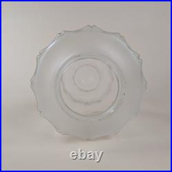 Globe Art Déco verre dépoli années 30 gratte-ciel