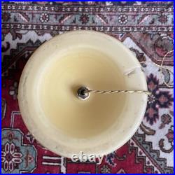 Grande H 36 Cm Lampe Opaline Circa 1930 1940 Art Déco Bel État Rarissime