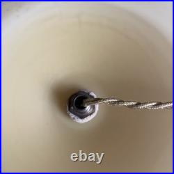 Grande H 36 Cm Lampe Opaline Circa 1930 1940 Art Déco Bel État Rarissime