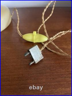 Grande H 36 Cm Lampe Opaline Circa 1930 1940 Art Déco Bel État Rarissime