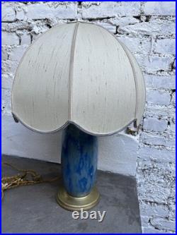 Grande Lampe Manufacture Sèvres Art Deco Dinanderie Bronze Lachenal