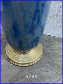 Grande Lampe Manufacture Sèvres Art Deco Dinanderie Bronze Lachenal