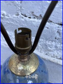 Grande Lampe Manufacture Sèvres Art Deco Dinanderie Bronze Lachenal