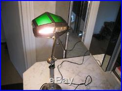 Grande Lampe Pirouett De Salon Art Deco Metal Chrome