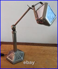 Grande lampe PIROUETT de salon avec verres nuages en verre gravés a l'acide