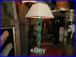 Gustav Adolf Daumiller 1878-1962, très belle Lampe de table Art Deco