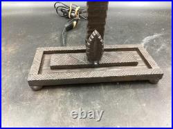 HETTIER VINCENT? ART DECO Lampe double MULLER FRERES 1925/30