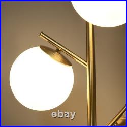 HOMCOM Lampadaire 27x27x169cm Or