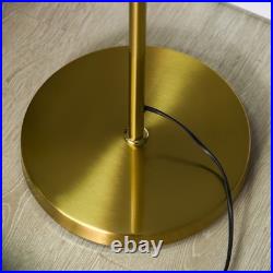 HOMCOM Lampadaire 27x27x169cm Or