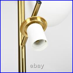 HOMCOM Lampadaire 27x27x169cm Or