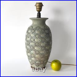 Important pied de lampe Art Déco en grès de Joseph Mougin à Nancy Années 1920