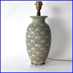 Important pied de lampe Art Déco en grès de Joseph Mougin à Nancy Années 1920