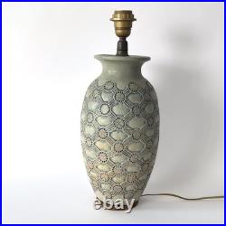 Important pied de lampe Art Déco en grès de Joseph Mougin à Nancy Années 1920