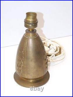 JOLI PIED DE LAMPE ART DECO BRONZE signé A. MARIONNET Jus de GRENIER D