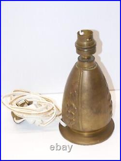 JOLI PIED DE LAMPE ART DECO BRONZE signé A. MARIONNET Jus de GRENIER D