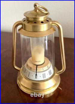 Jaeger Lecoultre 8 Days Lantern Clock Pendule De Table Lampe A Petrole