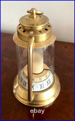 Jaeger Lecoultre 8 Days Lantern Clock Pendule De Table Lampe A Petrole