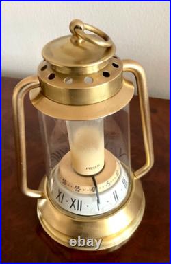 Jaeger Lecoultre 8 Days Lantern Clock Pendule De Table Lampe A Petrole