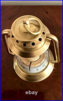 Jaeger Lecoultre 8 Days Lantern Clock Pendule De Table Lampe A Petrole