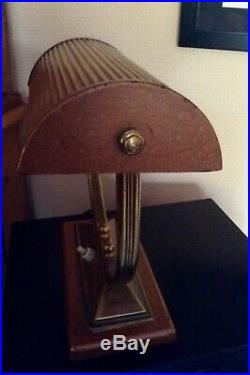 Jolie Lampe De Bureau Art Deco