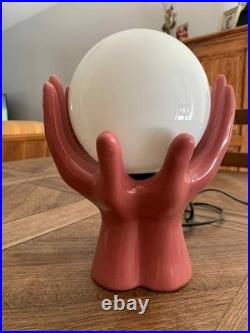 Jolie lampe ART DECO en forme de mains