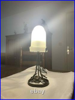 Jolie lampe ART DECO fer forgé