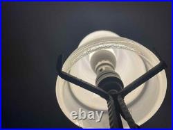 Jolie lampe ART DECO fer forgé