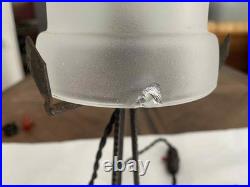 Jolie lampe ART DECO fer forgé